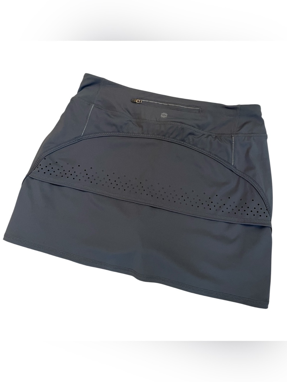 Tangerine Lt. Gray Stretch Skort Small - Picture 2 of 6